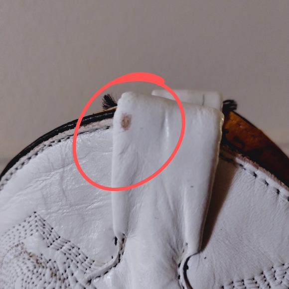 White Leather Alligator Boots - Picture 9 of 11